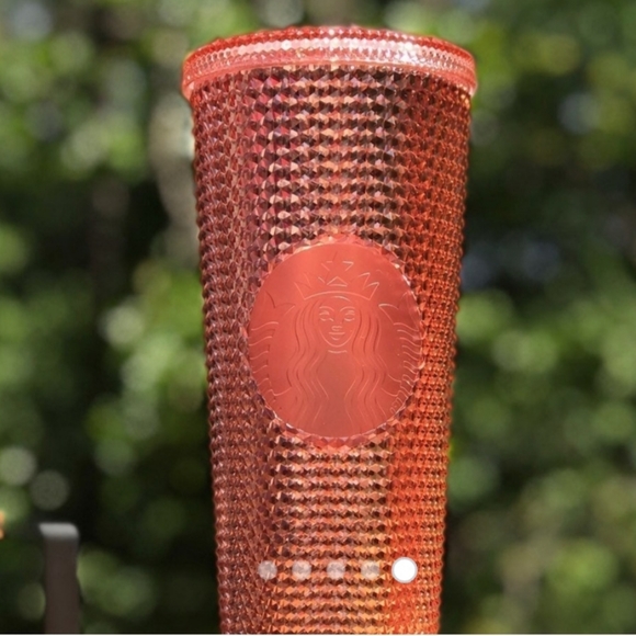 Fall 2019 Rare Bling Starbucks Cup HOT PINK - Picture 1 of 4